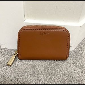 Danier small folded zip wallet